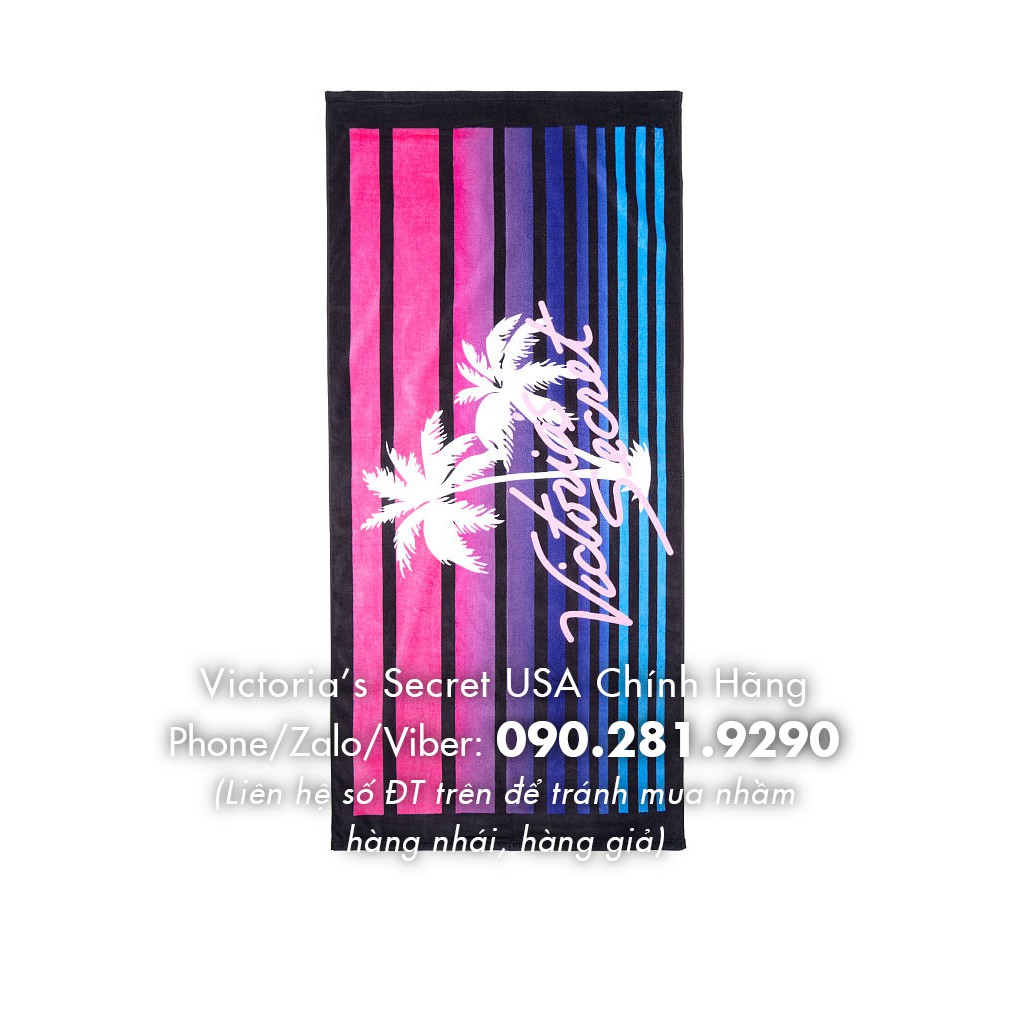 Khăn tắm lớn màu hồng tím cá tính (15), đi bơi cực xinh, KT 76x162cm - Hàng nhập Victoria's Secret