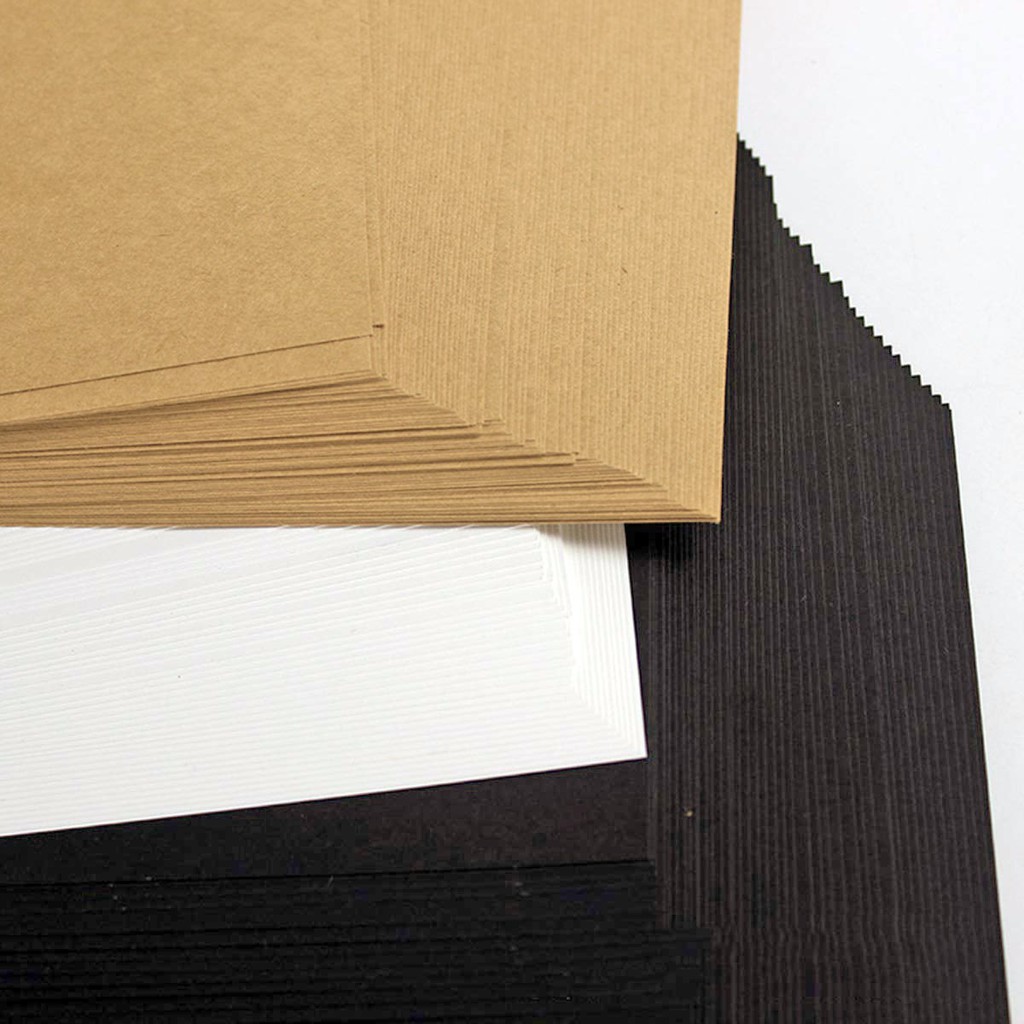 100 tờ giấy Kraft Nhật A4 2 mặt láng mịn định lượng 160gsm - sỉ giấy mỹ thuật - Nguyên liệu bookmark, thiệp, lovebox