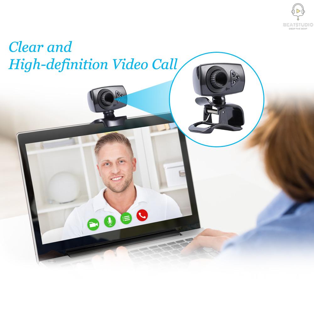 Webcam Bs 480p Usb 2.0 Có Micro 3 L-Ed Dành Cho Máy Tính | BigBuy360 - bigbuy360.vn