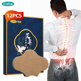  Set 12 Miếng Dán Giảm Đau COFOE Chiết Xuất Từ Cây Ngải Cứu Chất Lượng Cao