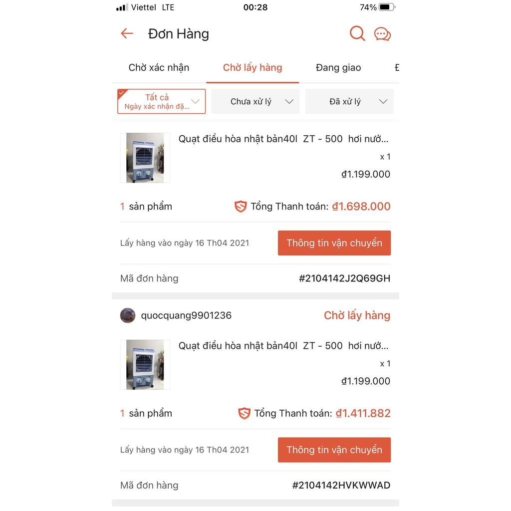 Quạt điều hòa nhật bản40l  ZT - 500  hơi nước hàng cao cấp ảnh thật giao trong ngày tại hà nộI | BigBuy360 - bigbuy360.vn