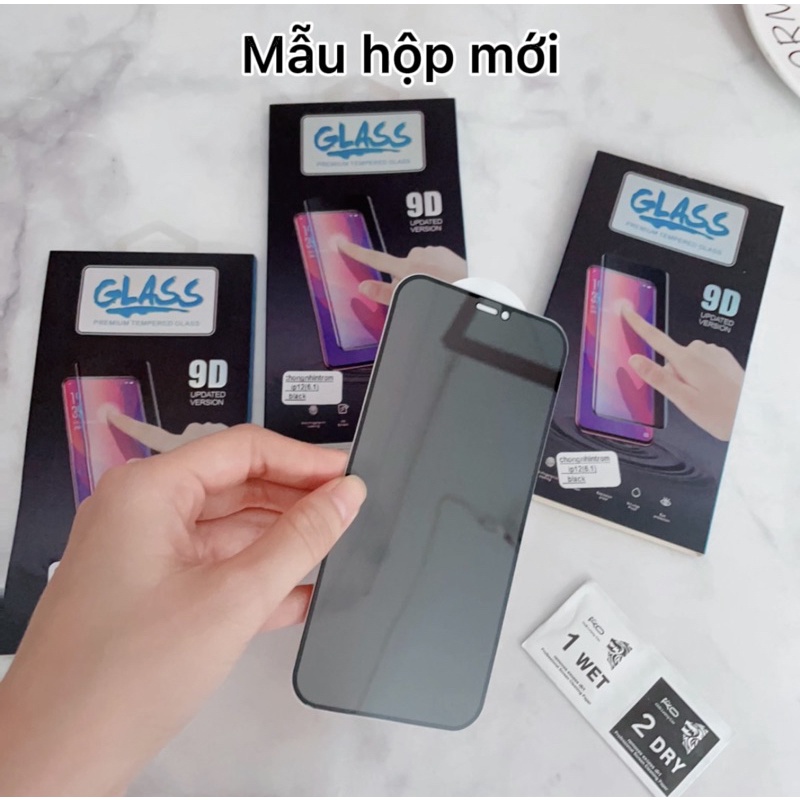 Kính Cường Lực Chống Nhìn Trộm Full Màn Cho Các Dòng iphone 7P => 13Promax