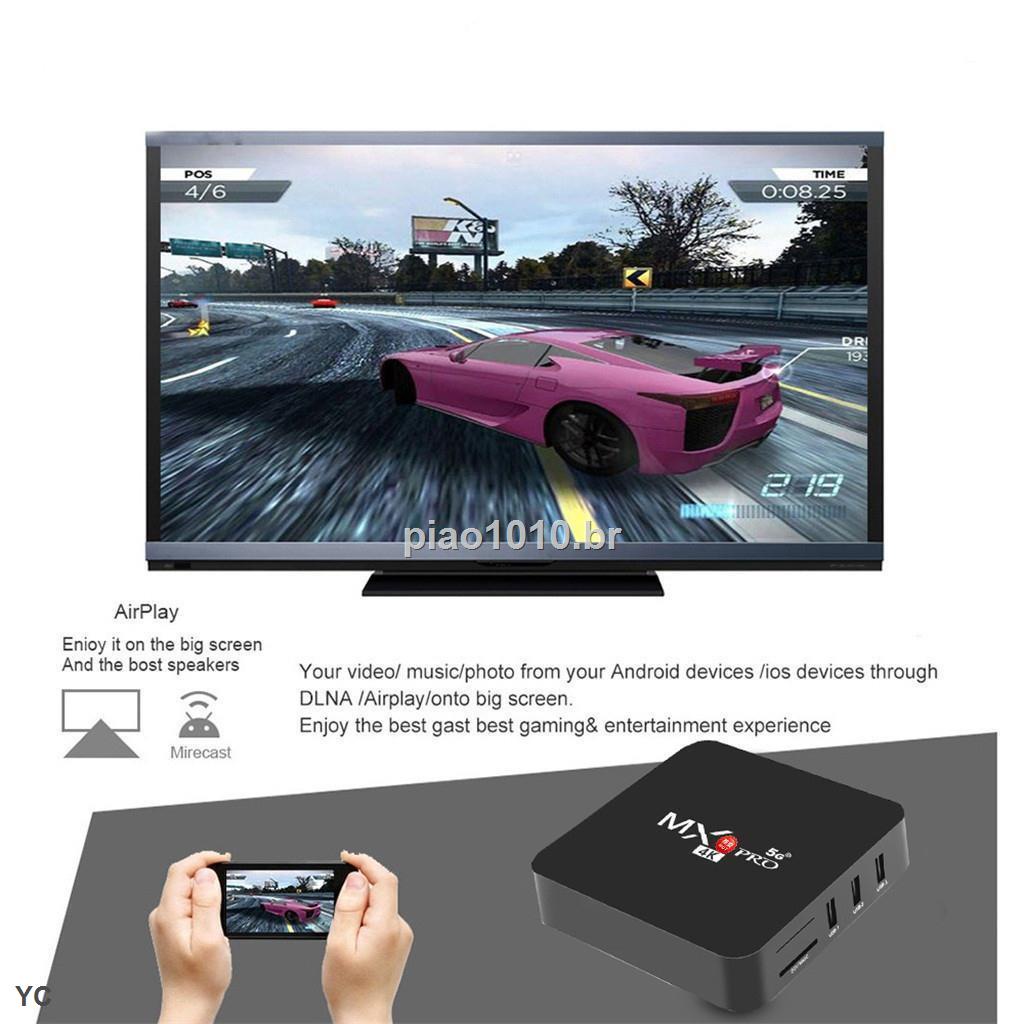 Đầu Tv Box Mxq Pro 4k Hd 5g 16 Gb + 256 Gb Wi-Fi Android 10.1 ChấT LượNg Cao KèM Phụ KiệN