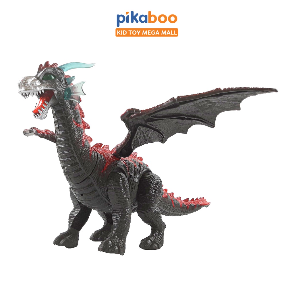 (Summer Sale 50%) Đồ chơi khủng long bay cao cấp Pikaboo, chạy bằng pin AA, chất liệu nhựa ABS đã được kiểm định an toàn