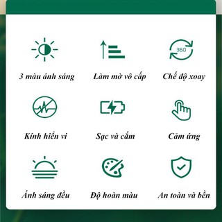 Đèn Led Học Chống Cận Tích Điện