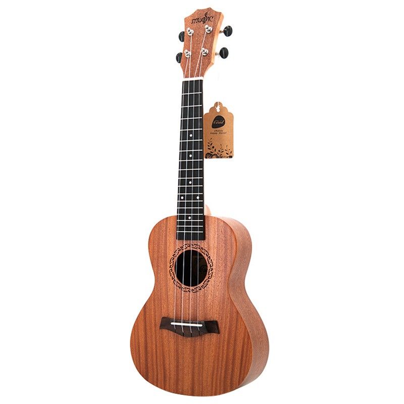 Concert Ukulele Kits 23 Inch Rosewood 4 Strings Hawaiian Mini Guitar With Bag Tuner Capo Strap Stin