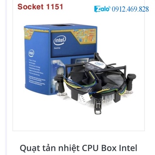 QUẠT CPU ZIN THEO CHÍP INTEL BOX DÙNG CHO MAINBOAD SOCKET 1155 1156 1151 1150 1200