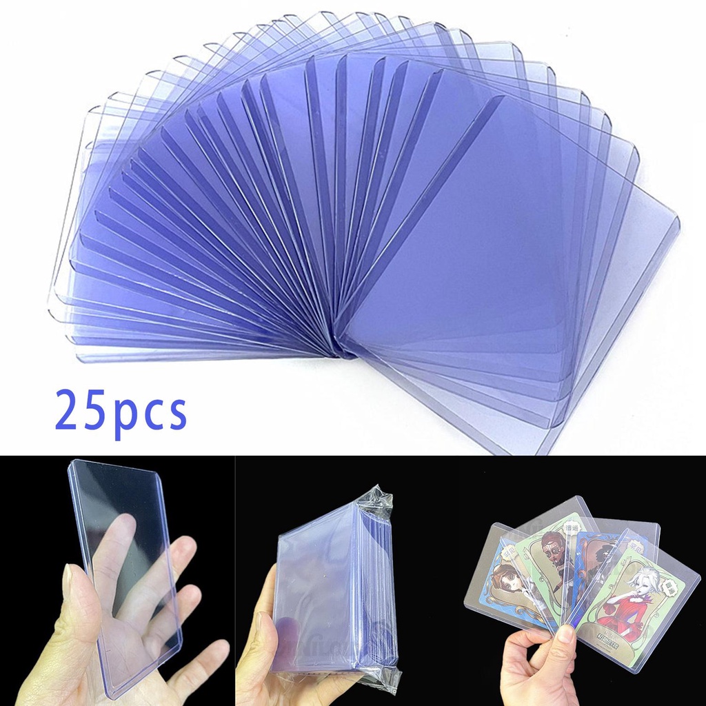 Set 25 Vỏ Nhựa Trong Suốt Đựng Thẻ Tiện Dụng