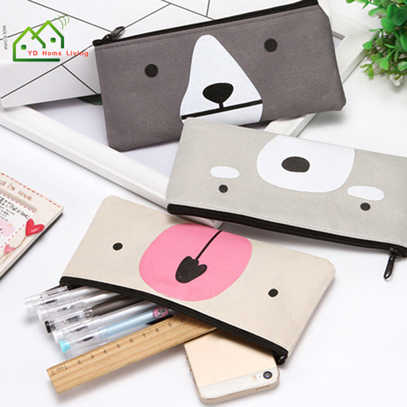 Túi đựng bút họa tiết đơn giản đáng yêu dành cho học sinh