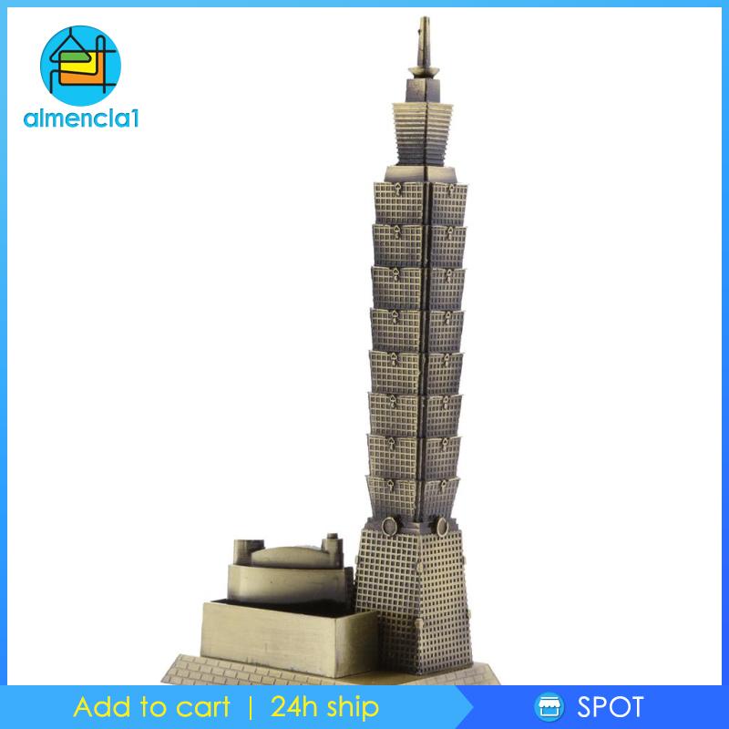 Mô Hình Tòa Tháp Taipei 101 Bằng Hợp Kim Dùng Trang Trí Nhà Cửa/ Văn Phòng