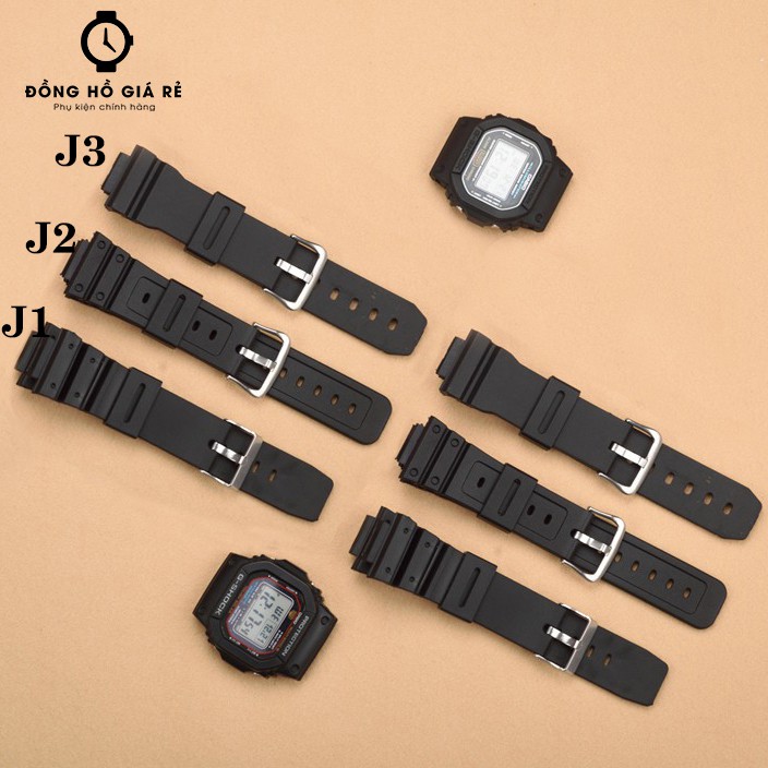 [HOT SALE] Dây đeo cao su Thay Thế Cho Đồng Hồ Casio Dw 9052 Dw 6900 Dw 5600 TIK034