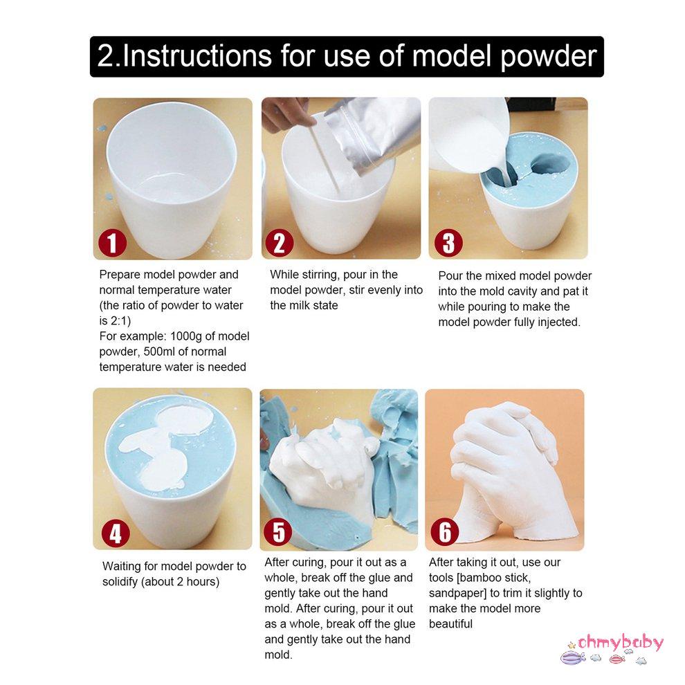 Bộ đúc tay Quà tặng cho các cặp đôi Kỷ niệm ngày cưới Bộ khuôn bằng tay thạch cao [8/23]