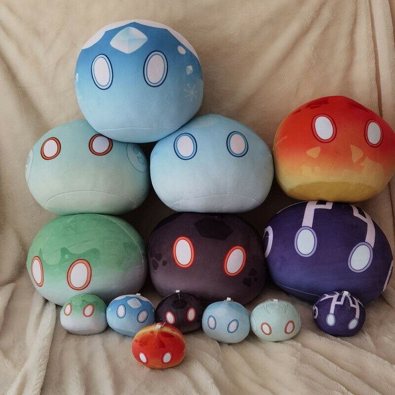 【Available】Genshin Impact Slime Throw Pillow Soft Plush Doll Gift