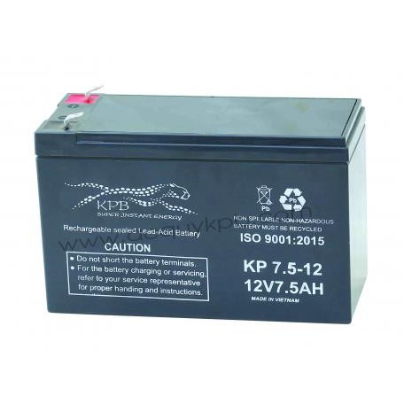 ẮC QUY BÌNH BƠM ĐIỆN KPB - BÌNH PHUN THUỐC SÂU BẰNG ĐIỆN 12V - 7.5AH (HÀNG CHÍNH HÃNG VIỆT NAM ) BH 10 THÁNG SỈ LẺ