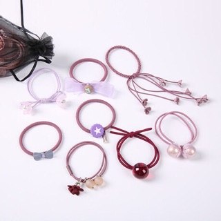 Set 8 Dây Buộc Tóc Kiểu