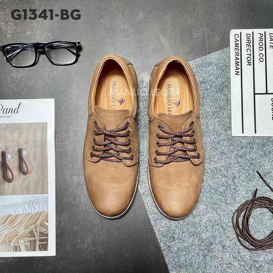 Giày nam da thật Manlio Legat màu da bò G1341-BG