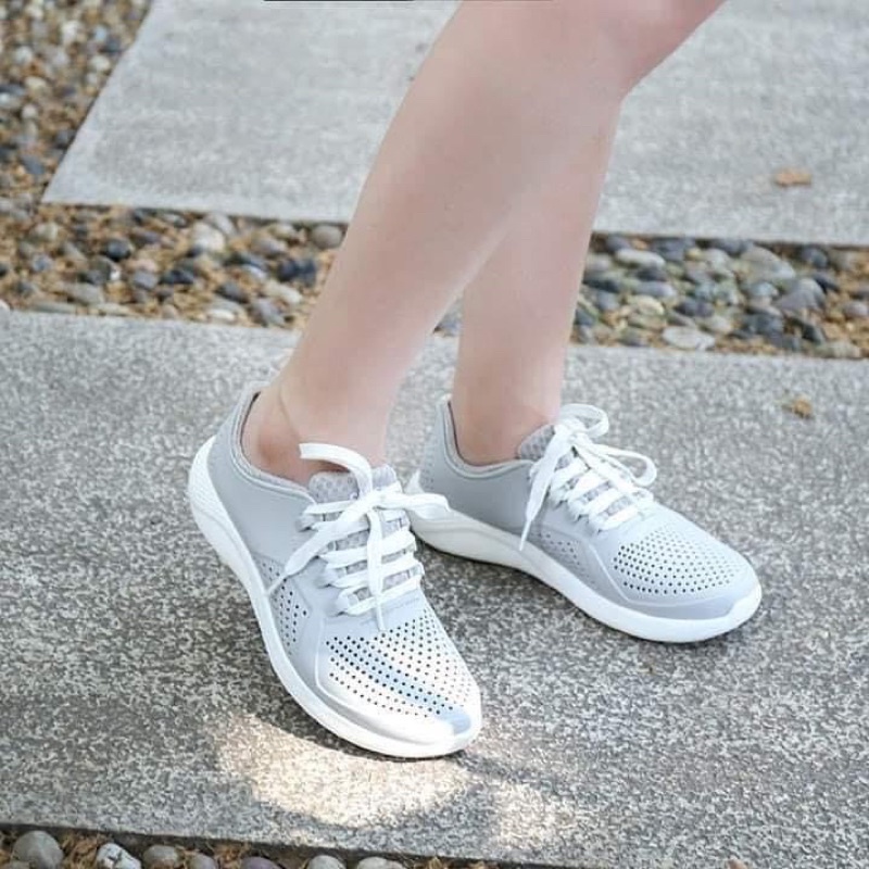 Giày nhựa sneakers dáng thể thao Literide Pacer,chống thấm nước, đi mưa thoải mái