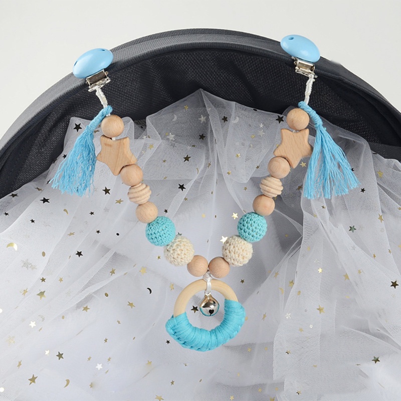 Giá Đỡ Đồ Chơi Di Động Dạng Kẹp Treo Giường Ngủ Cho Bé Tập Gym