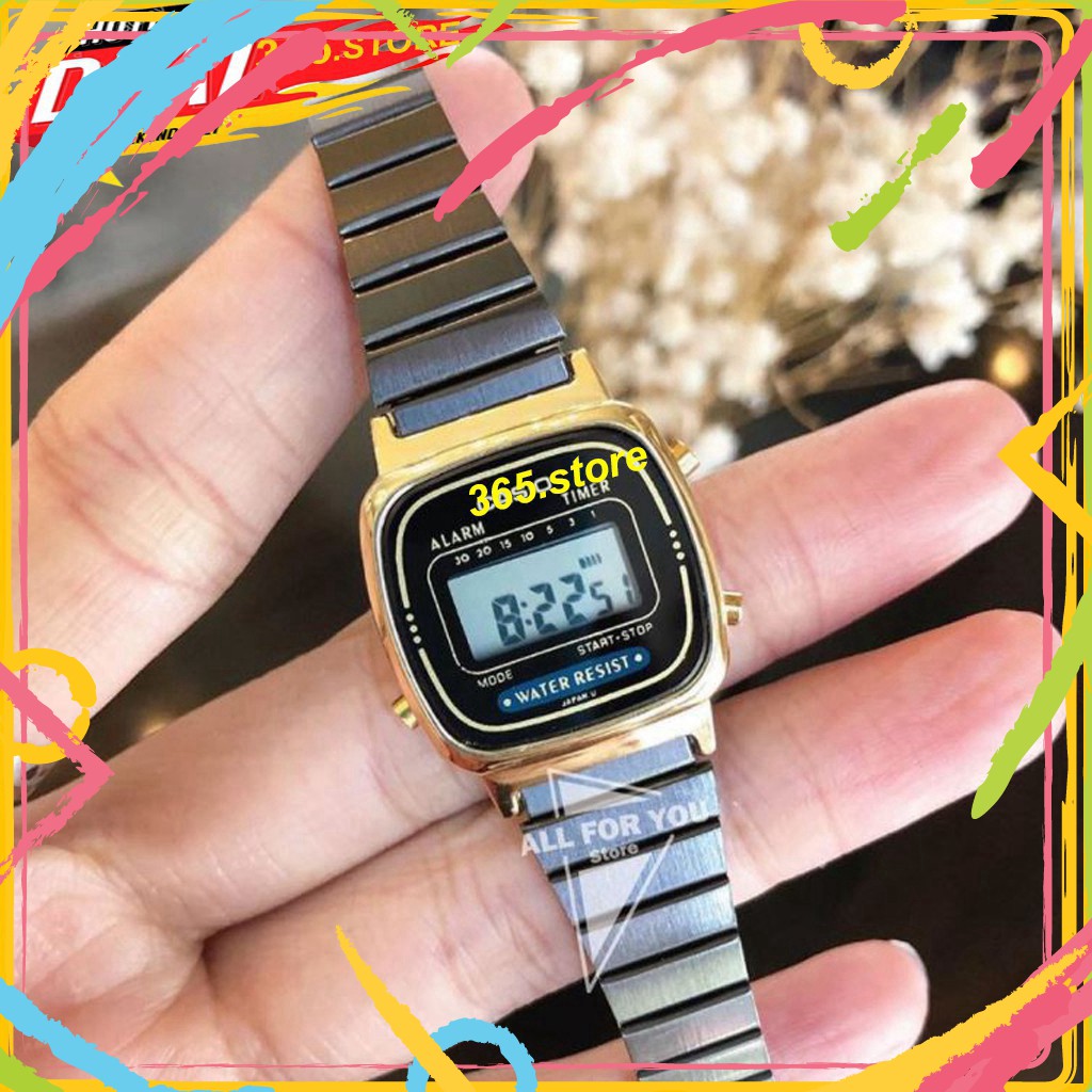 EW24 LDYI Đồng Hô Nữ hàng hiệu Cassio LLA670, Size Mini 24mm, nhẹ nhõm, cá tính, phong cách 12