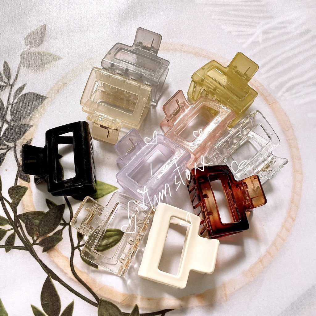 Kẹp bấu tóc mái nhựa nhiều mẫu dễ thương TÍM STORE phong cách hàn quốc dễ thương