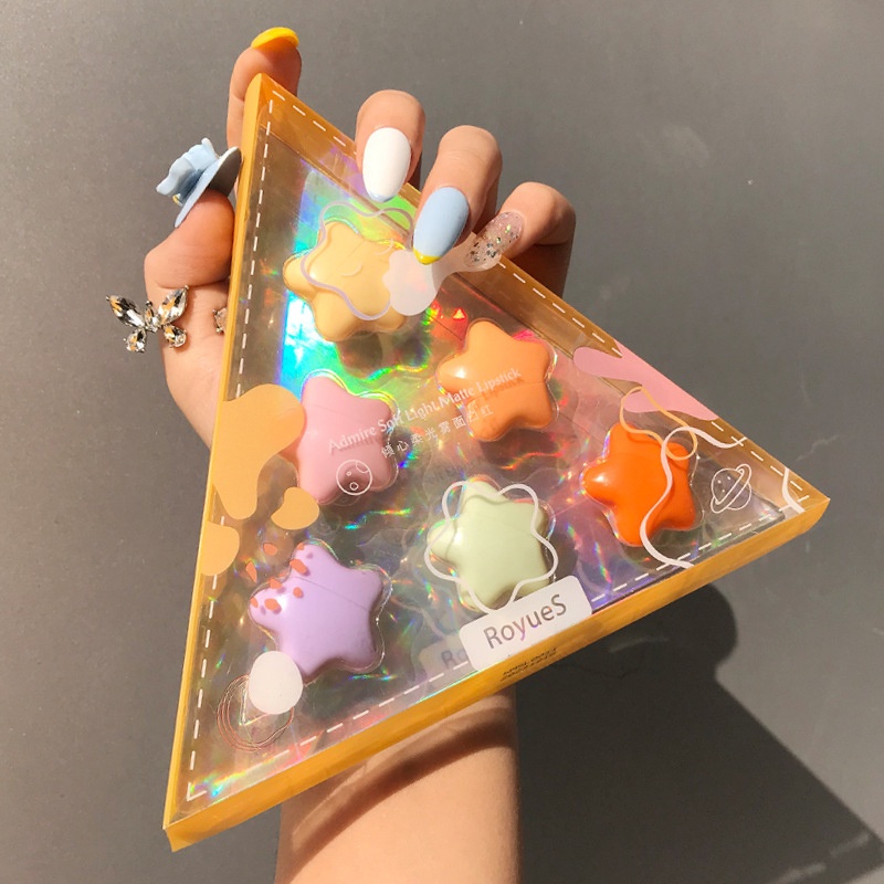 Set 6 Son Môi Mini Không Dính Cốc Không Phai Màu Chất Lượng Cao