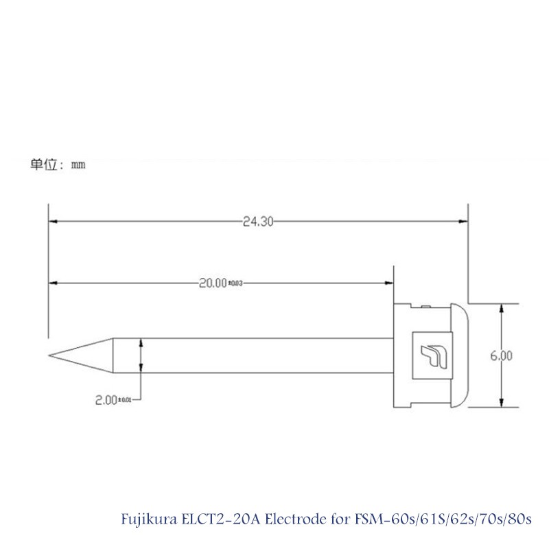 Điện cực máy hàn quang Fujikura chính hãng-made in japan