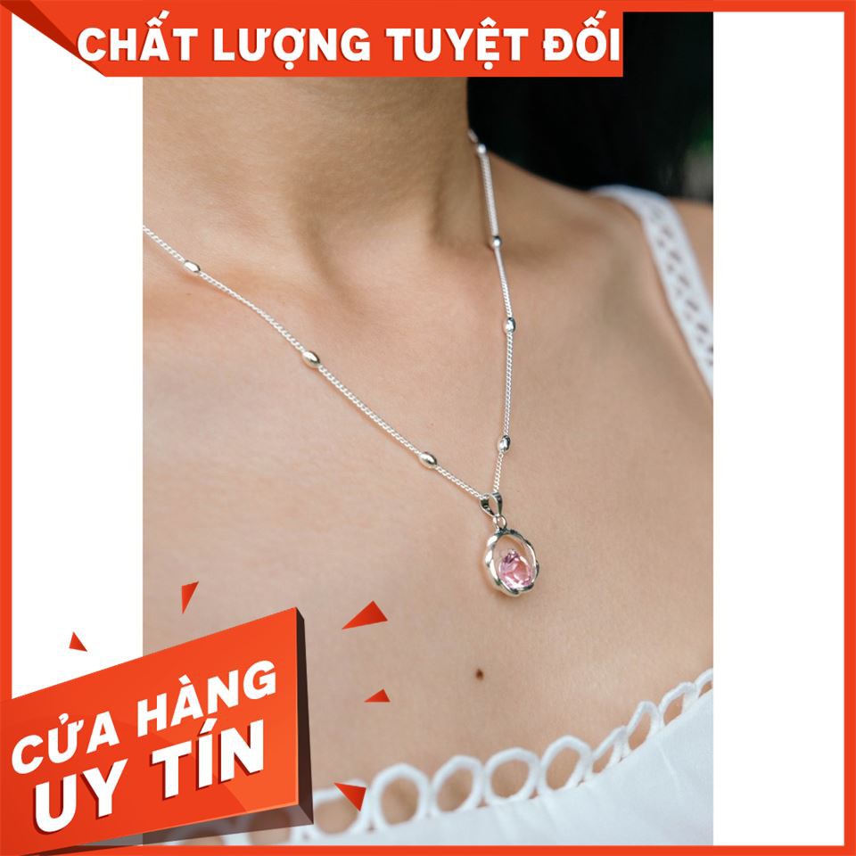 Dây Chuyền Xoắn Bạc Cao Cấp S925 + Vòng Chỉ Đỏ Kim Tiền Phong Thủy Anh Tuấn 24