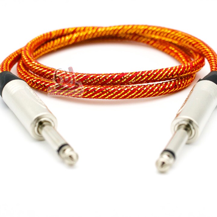 Dây jack cao cấp 2 đầu 6Ly,01 dây 6mm, dây 6.35mm, dây micro, dây tín hiệu