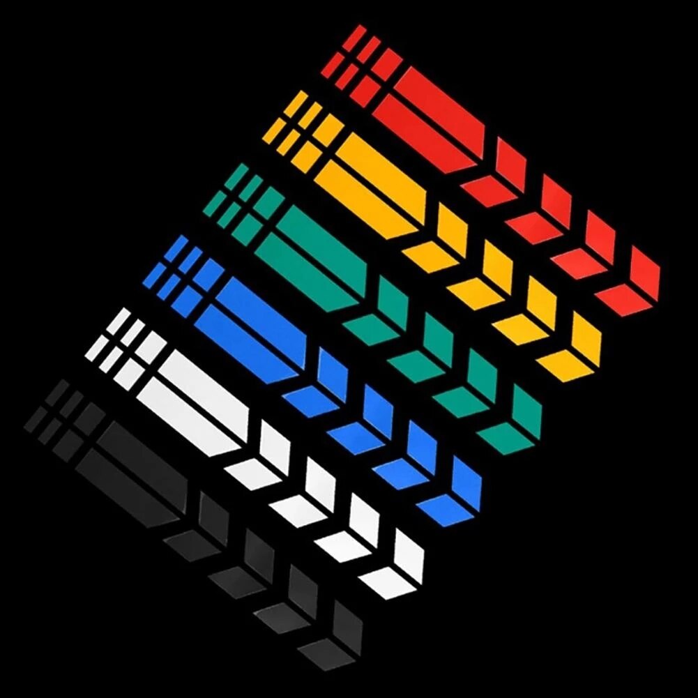 FENDER Miếng Dán Phản Quang Chống Thấm Nước Trang Trí Bánh Xe Mô Tô