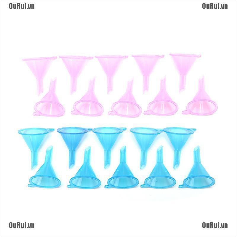 Set 10 Phễu Nhựa mini Chuyên Dụng Cho Bình Đựng Tinh Dầu Thơm