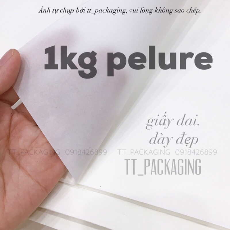 [RẺ NHẤT SÀN] [1kg] Giấy pelure, size 18x65,20x40,20x60,25x70,30x50,30x65,35x75 gói quần áo, gói hàng, gói giày,túi