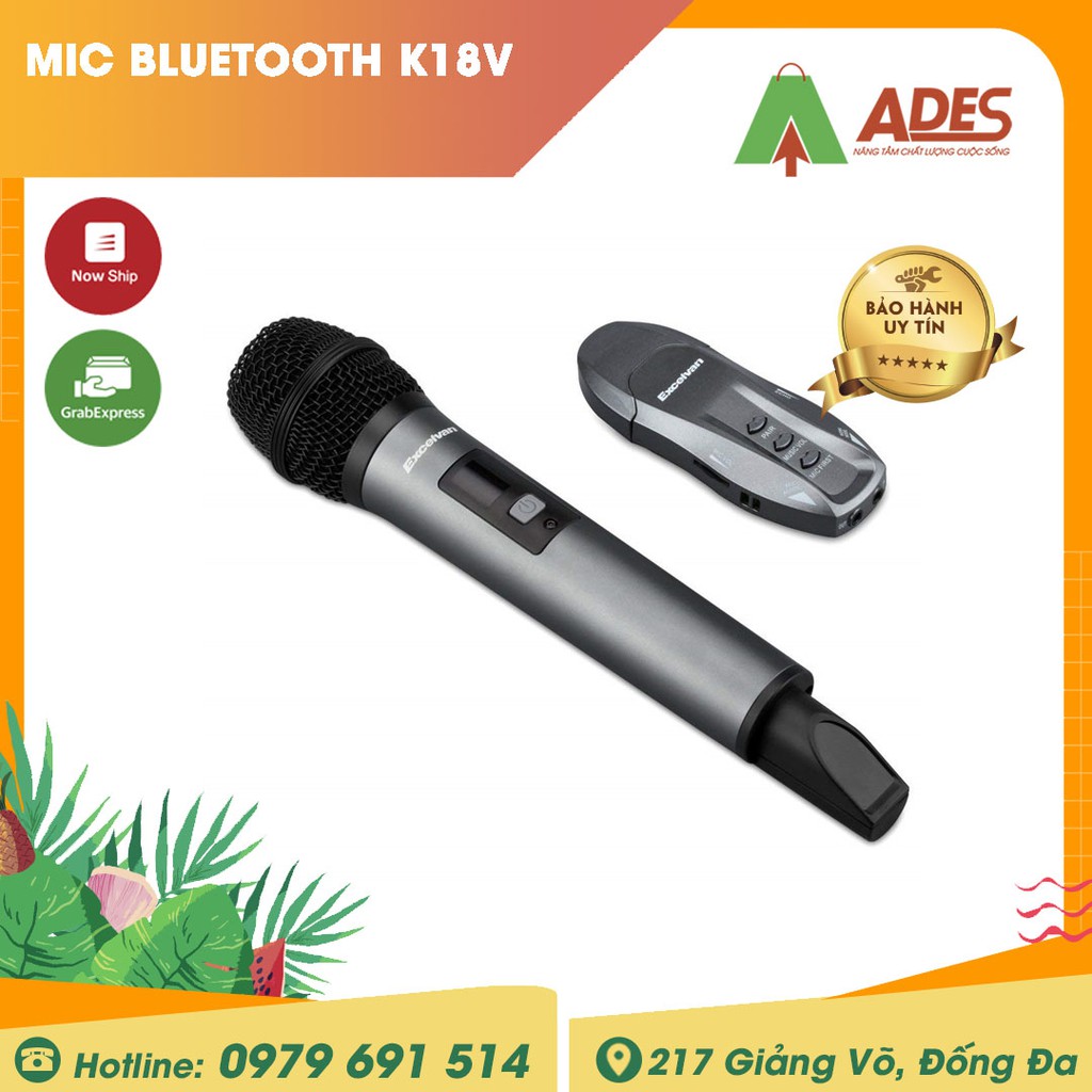 MIC BLUETOOTH K18V | BẢO HÀNH CHÍNH HÃNG - CHẤT LƯỢNG TUYỆT ĐỐI