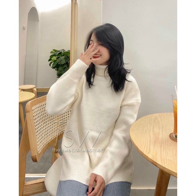 Áo len cổ lọ bassic chất dày ms179