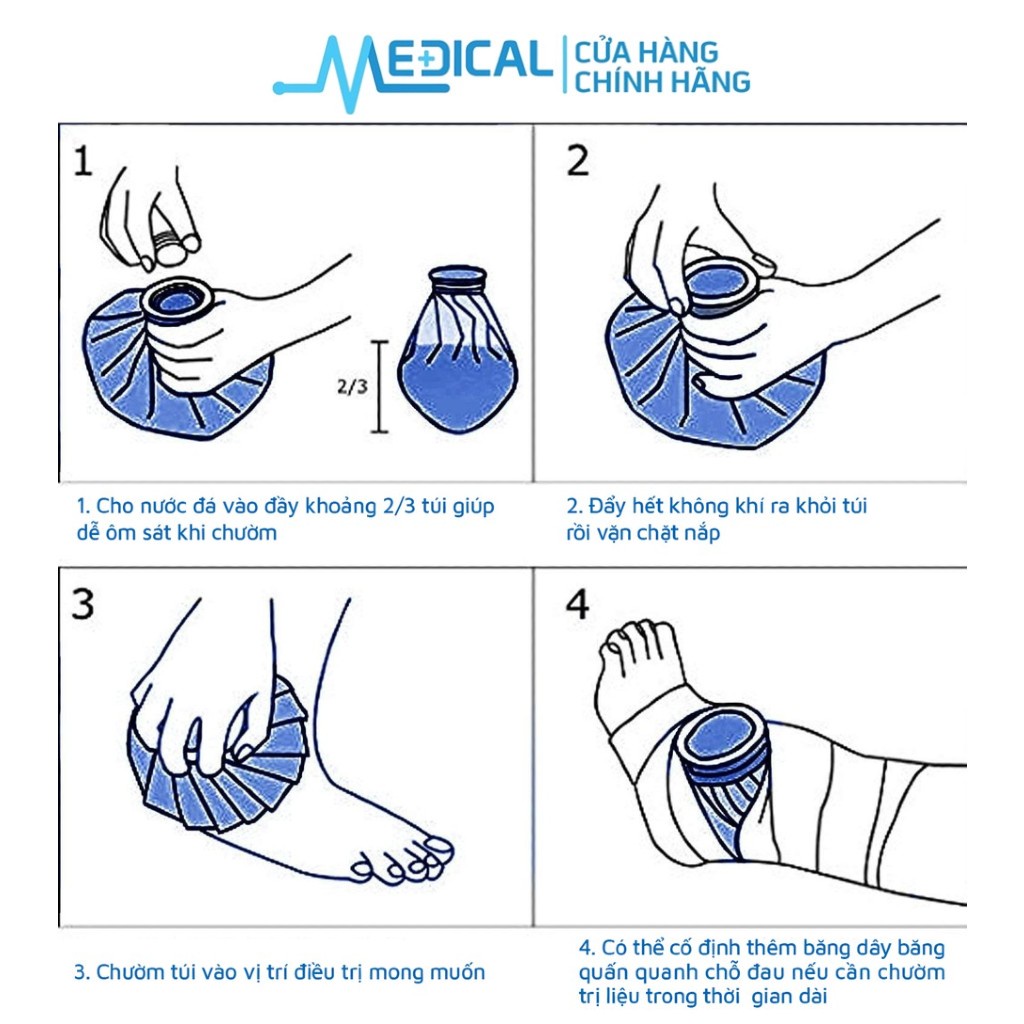 Túi chườm đa năng nóng lạnh SANITY kích thước nhỏ gọn tiện lợi - MEDICAL