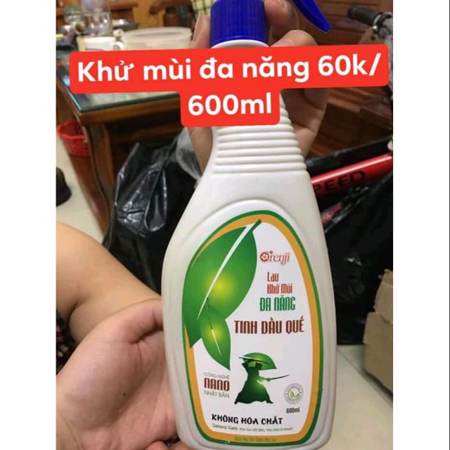 Xịt khử mùi đa năng tinh chất quế công nghệ Nano Nhật Bản