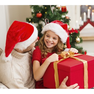Nón noel lông dày