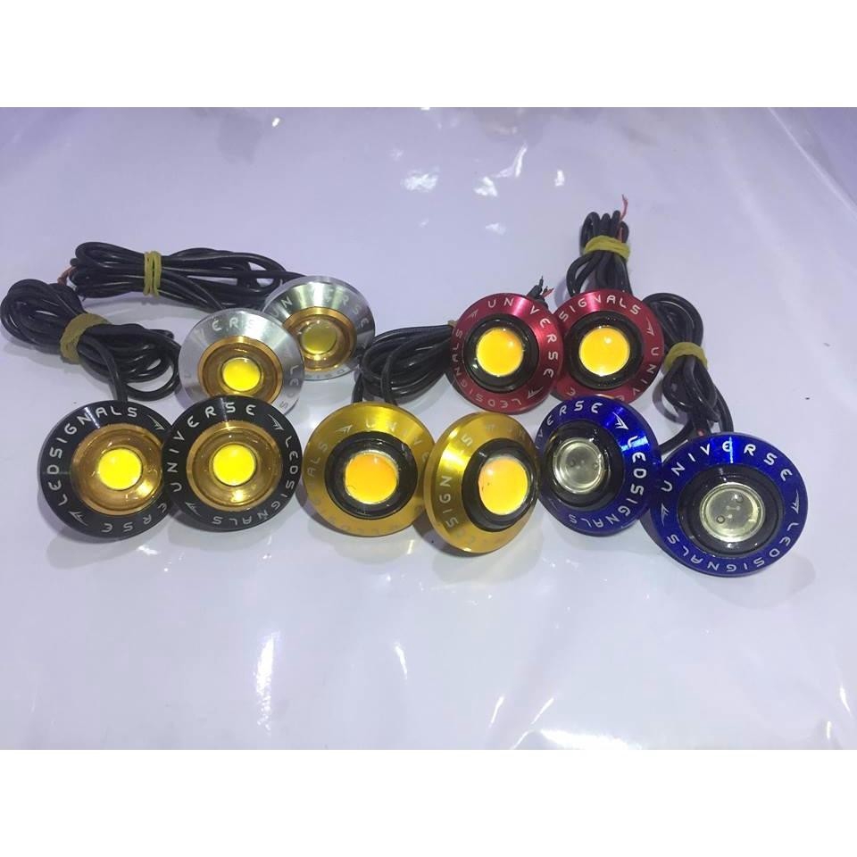 Đèn LED Xi nhan sau kiểu nút áo tròn