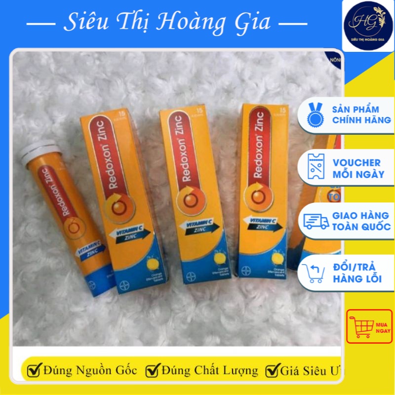 VIÊN SỦI REDOXON ZINC THÁI LAN - BỔ SUNG VITAMIN C