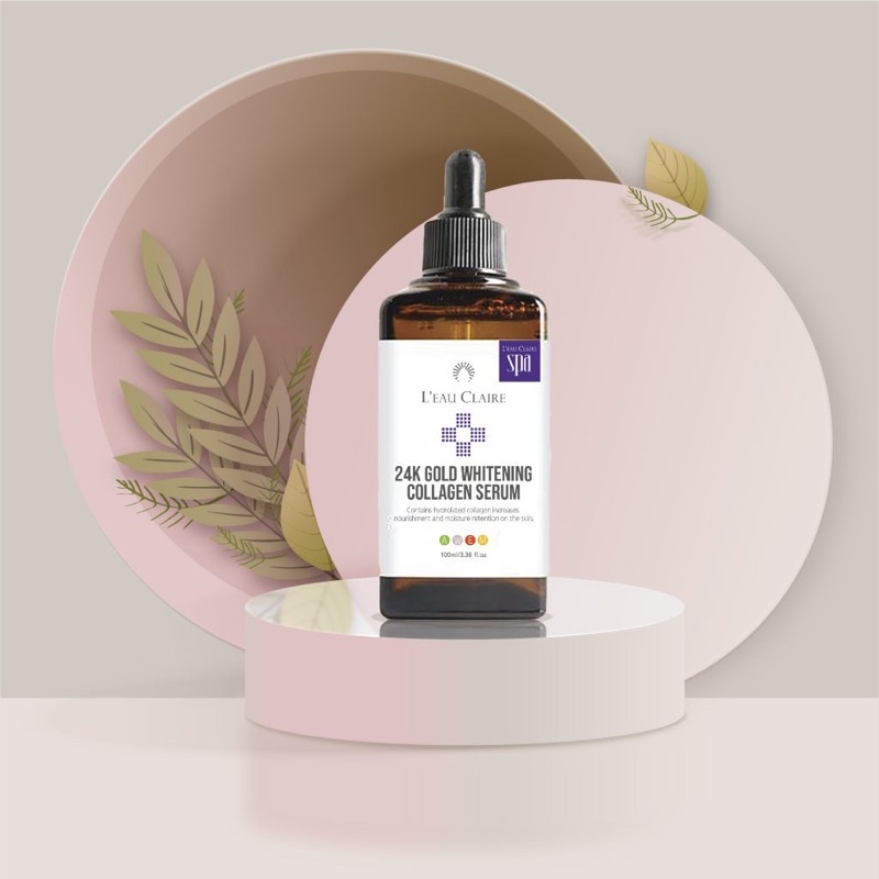 Serum Trắng Da Trẻ Hoá Collagen Vàng 24k Hàn Quốc Chính Hãng LEAU CLAIRE 100ml