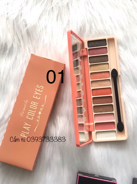 Bảng phấn mắt 12 ô lameila hàng nội địa trung có sẵn | BigBuy360 - bigbuy360.vn