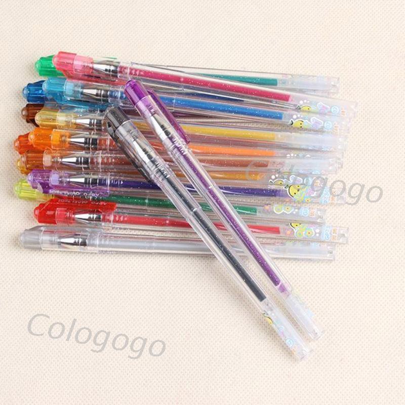 1 Bộ 16 Bút Màu Kim Tuyến Xinh Xắn