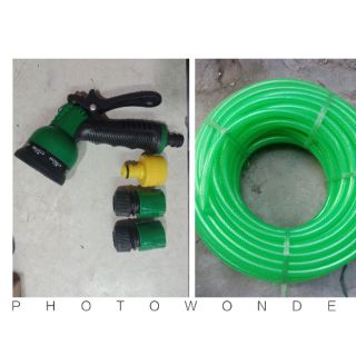 Combo : dây + vòi đa chức năng : tưới Cây, rửa sân, rửa xe.