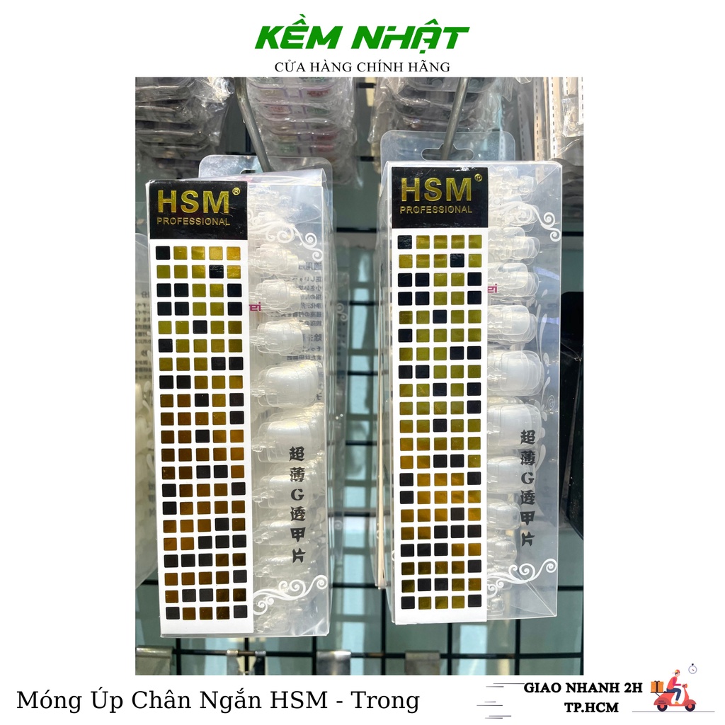 Móng Úp Chân Ngắn HSM Hộp 500 Móng