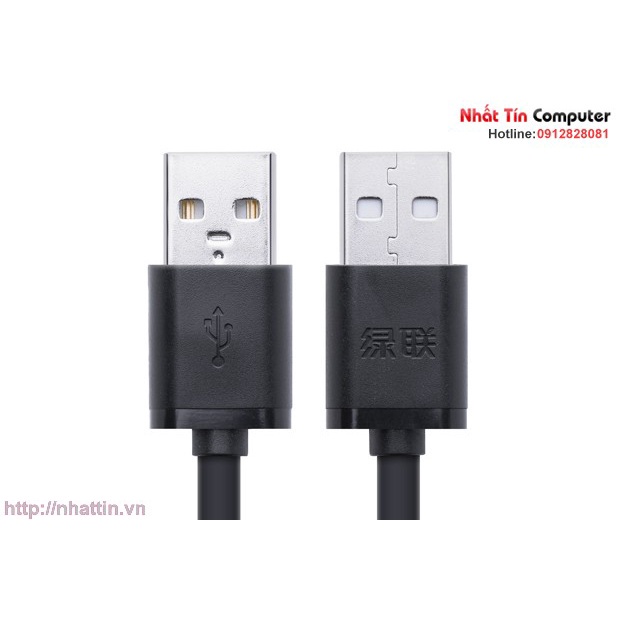 Cáp USB 2.0 chuẩn A 2 dầu dương M/M Ugreen Chính hãng