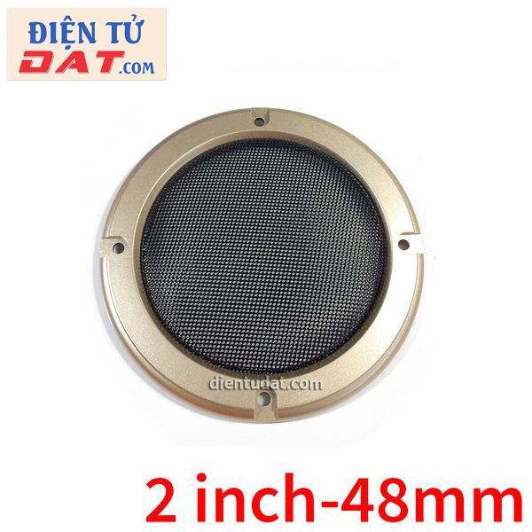 Khung lưới bảo vệ loa vàng 2inch - 48mm