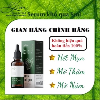 Serum khổ qua, mướp đắng - giảm mụn, sáng da, chăm sóc da mặt hiệu quả