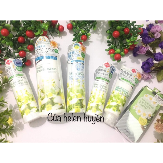 Bộ Sữa Tắm Trắng Da Manis