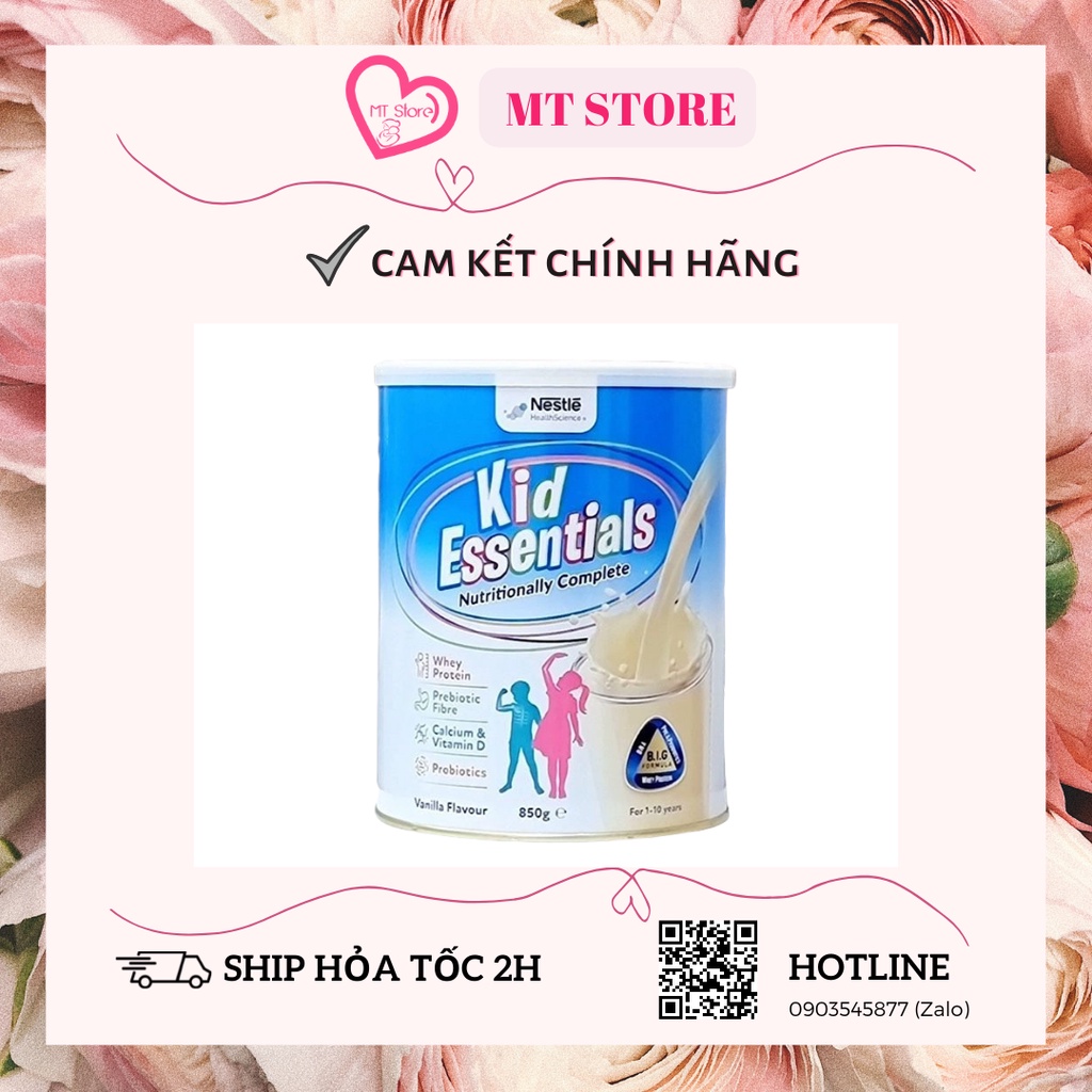 SỮA KID ESSENTIALS (Úc) hộp 800g tăng cân nặng, chiều cao cho bé 1-10 tuổi