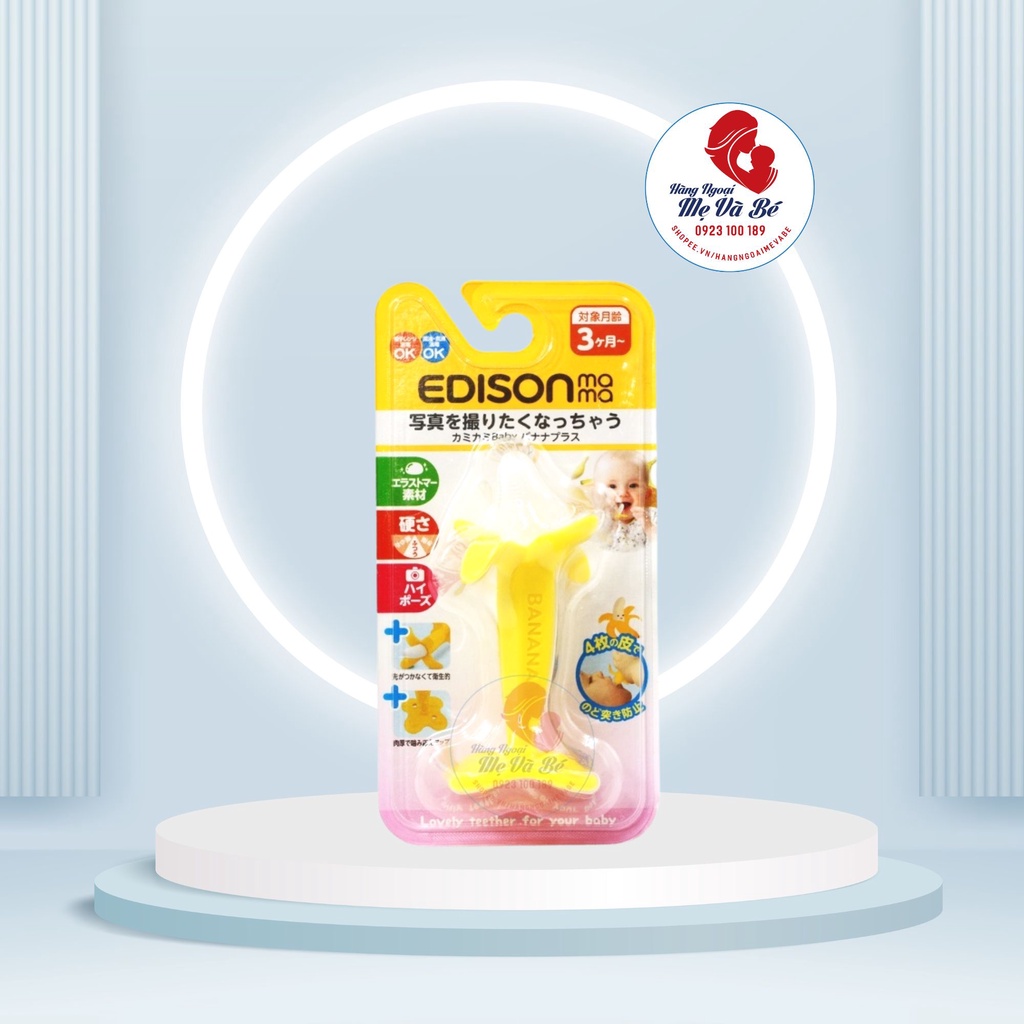 Gặm chuối Edison Mama, gặm hươu Toho, gặm nướu Pigeon nội địa Nhật Bản an toàn cho bé (Chính hãng)