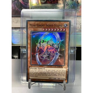 [ Dưa Hấu Yugioh ] Lá bài thẻ bài Mekk-Knight Indigo Eclipse - Super Rare - Tặng bọc bài nhựa bảo quản